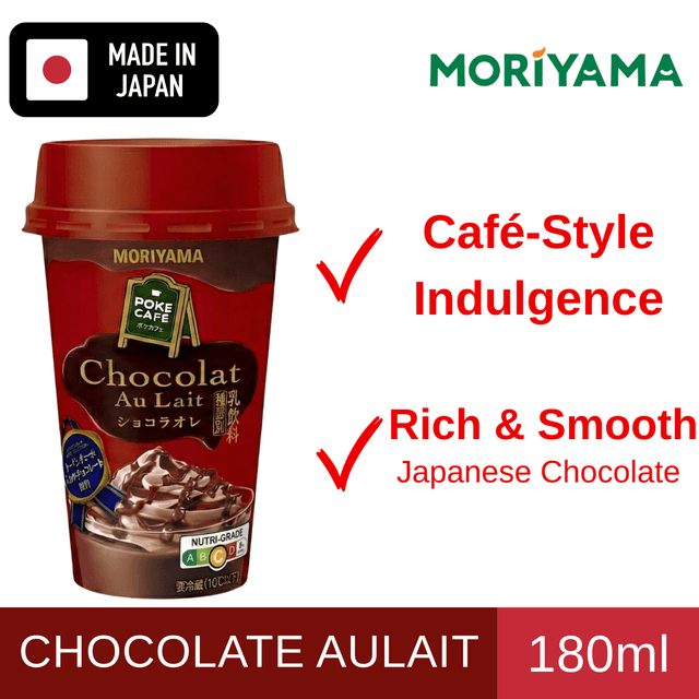 Moriyama Pokecafe Chocolate Aulait 180ml