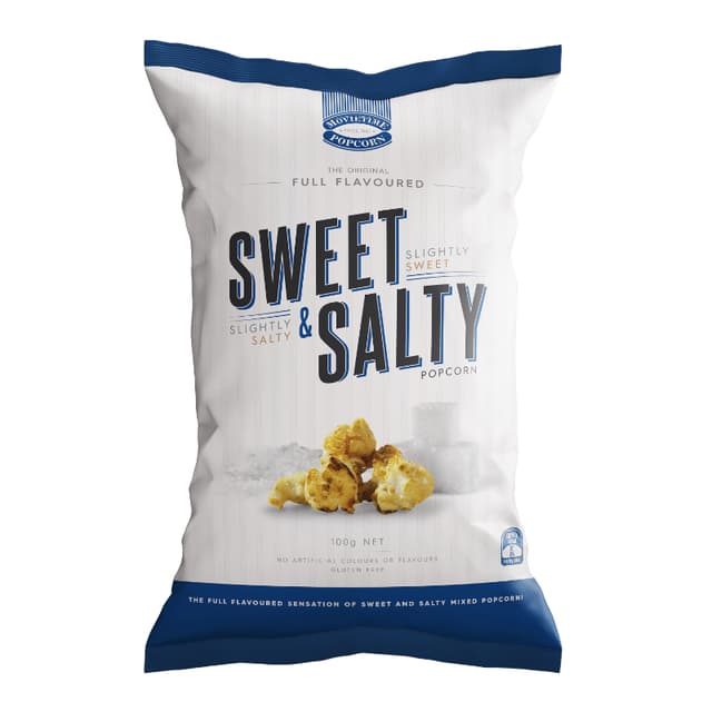 Movietime Full Flavoured Slightly Sweet & Salty Popcorn 100g