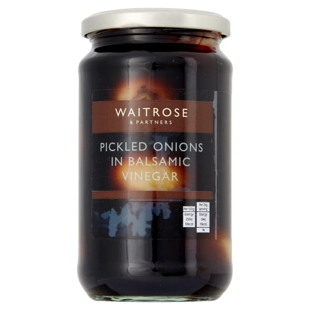 Waitrose Onion Pickled Balsamic Vinegar 454G