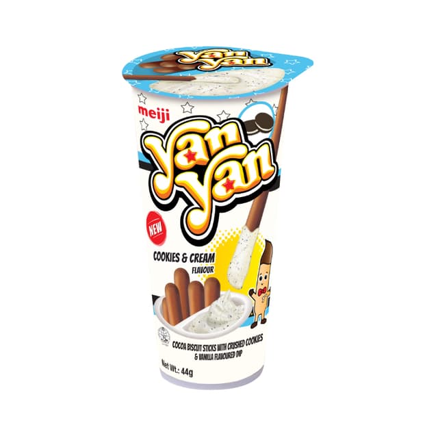 Meiji Yan Yan Cookie & Cream 44g