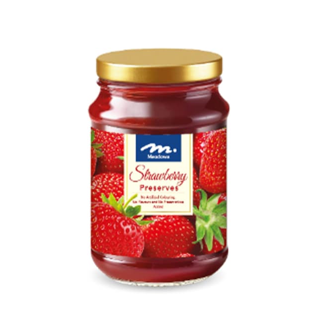Meadows Strawberry Preserves 340g