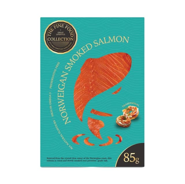 The Fine Food Collection Traditional Smoked Salmon 85g