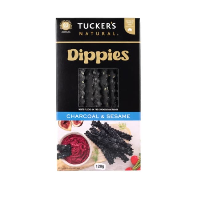 Tucker's Dippies Charcoal & Sesame 120g