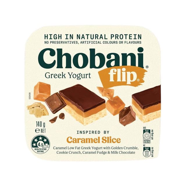 Chobani Flip Caramel Slice Greek Yoghurt 140g