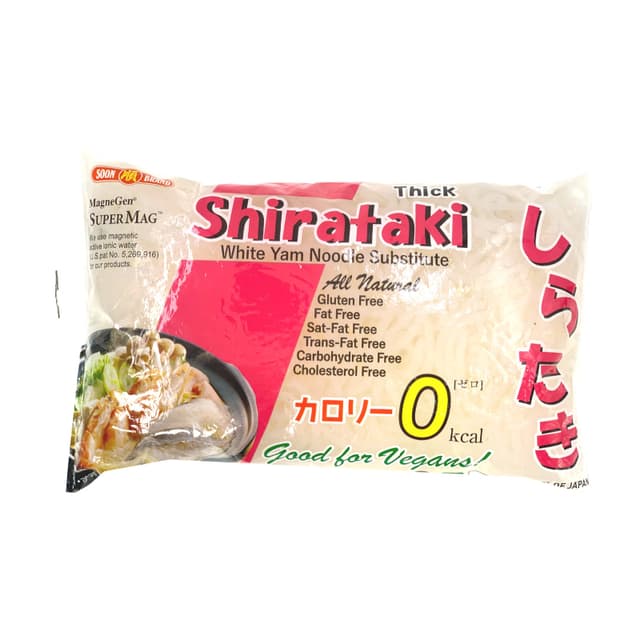 Soon Shirataki Whire Yam Noodle Thick 200g