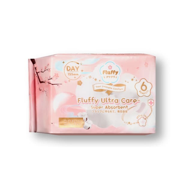 Fluffy Ultra Care Pantyliners 15.5cm 30s