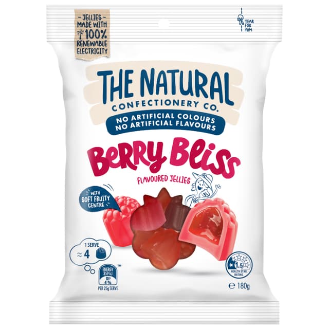 The Natural Confectionery Berry Bliss 180g