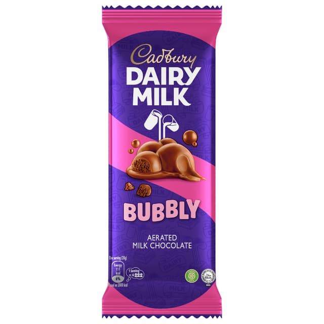 Cadbury Milk Bubbly 112g