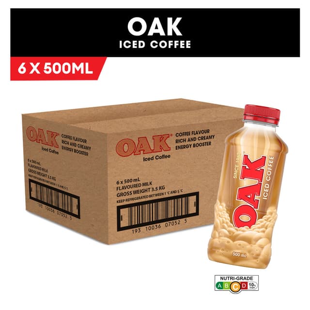 Oak Iced Coffee 6 x 500ml