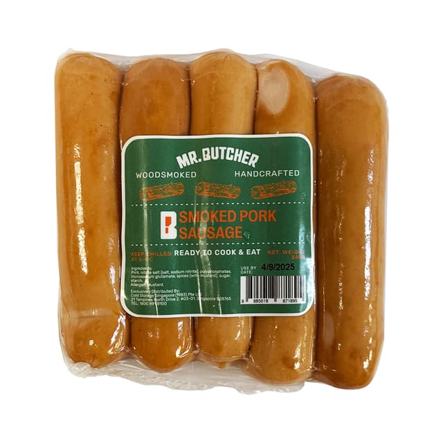 Mr Butcher Smoked Pork Sausage 240g