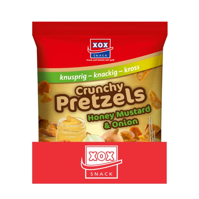 XOX Pretzels Honey Mustard & Onion 125g