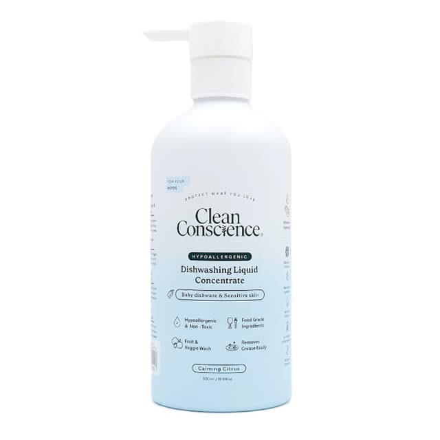 Clean Conscience Dishwashing Liquid Calming Citrus Hypollergenic 500ml