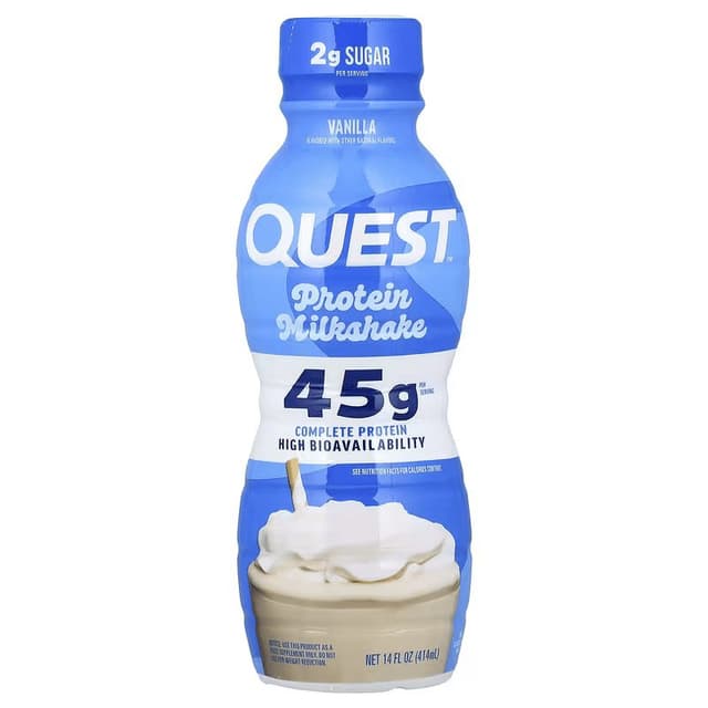 Quest Vanilla Protein Milkshake Vanilla 414ml