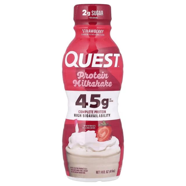 Quest Protein Shake Strawberry 414ml