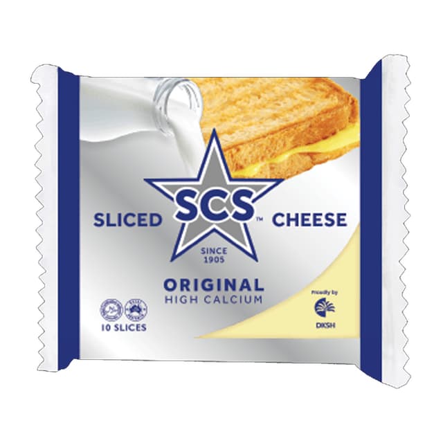 Scs Sliced Cheese Original High Calcium 200g