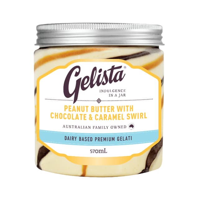 Gelista Peanut Butter Choco Gelato 570ml