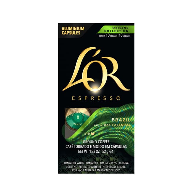 L'or Brazil Capsule Coffee10s 5.2G
