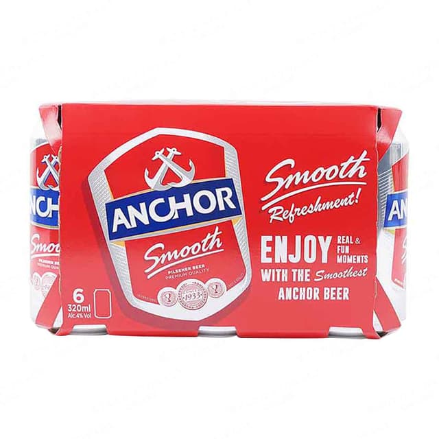 Anchor Smooth Can 6x320ml