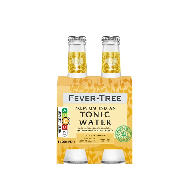 Fever Tree Indian Tonic Water 4x200ml