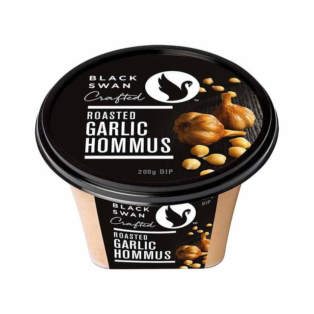 Black Swan Roasted Garlic Hommus Dip Australia 200g