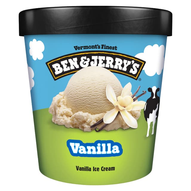 Ben & Jerry's Vanilla Ice Cream 458ml