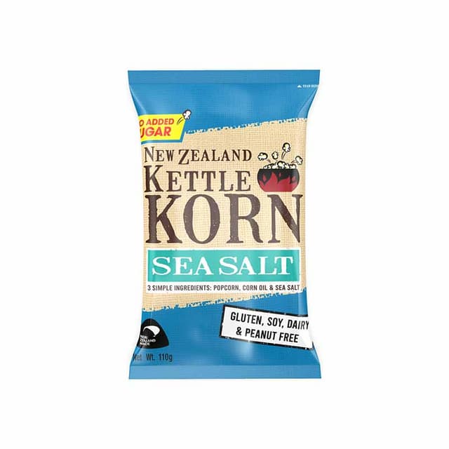 Kettle Korn Popcorn Sea Salt 110g