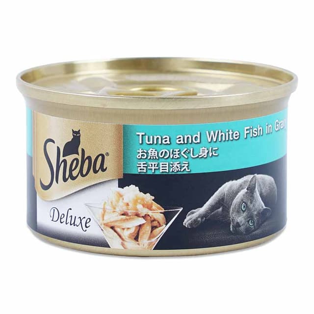 Sheba Tuna Whitefish in Gravy 85g