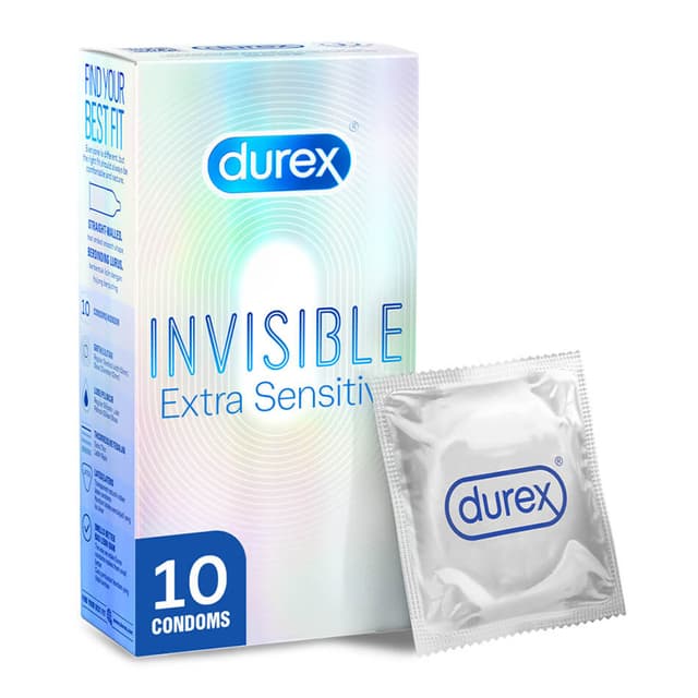 Durex Invisible Extra Sensitive, 10pcs .