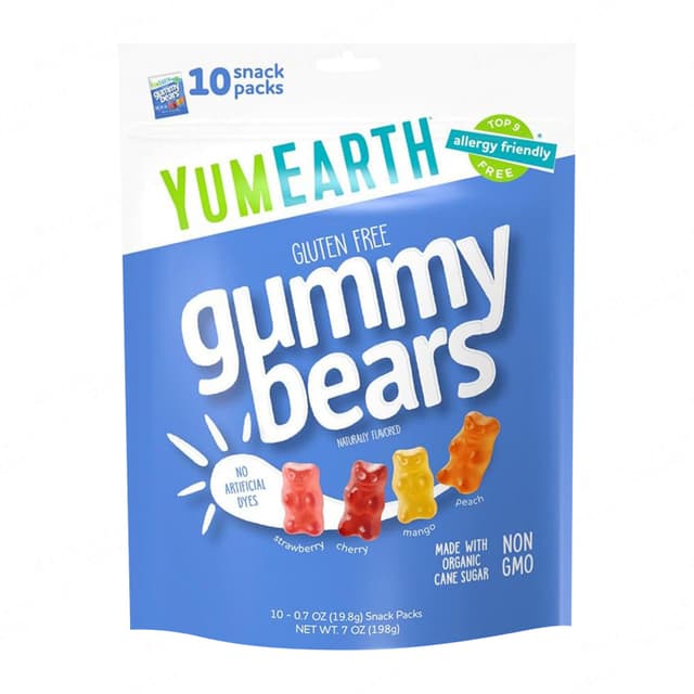 Yummy Earth Gummy Bear 198g