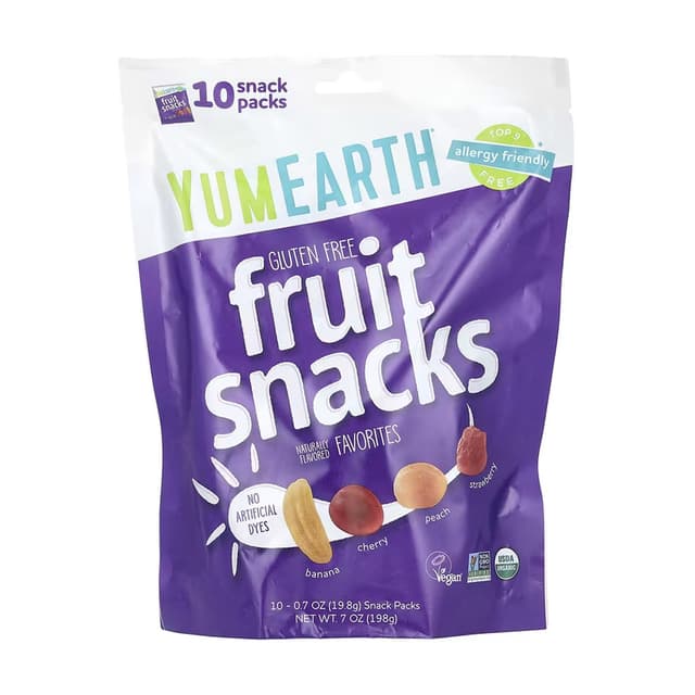 Yummy Earth Organic Fruit Snacks 198g