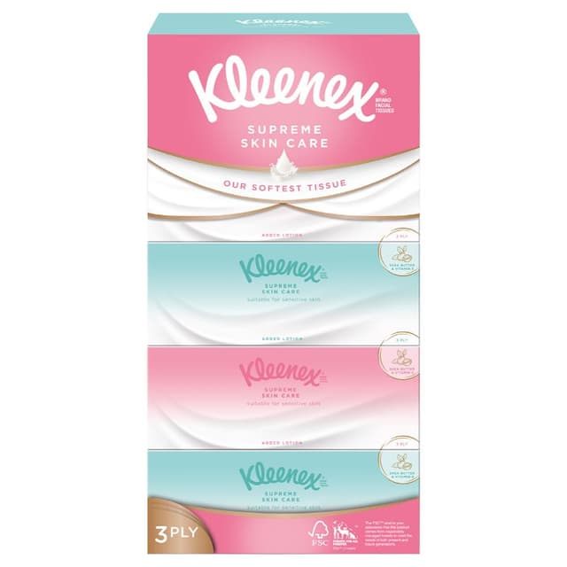 Kleenex 3Ply U/Soft Silky F/Tissue 5x80s