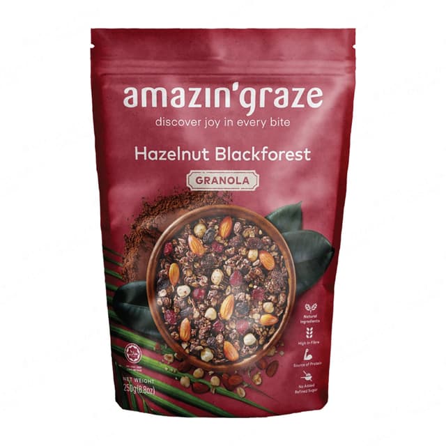 Amazin'graze Hazelnut Blackforest Granola 250g
