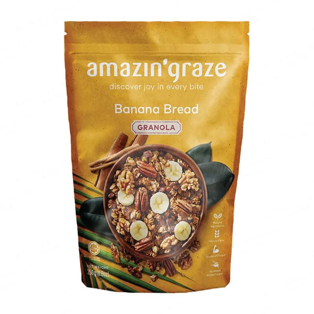 Amazin'graze Banana Bread Granola 250g