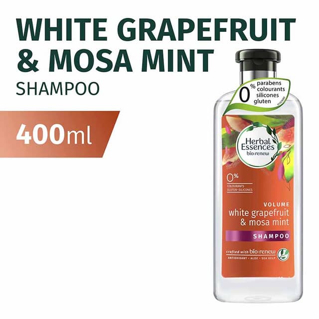 Herbal Essences Bio Renew Shampoo White Grapefruit and Mint Volume 400ML