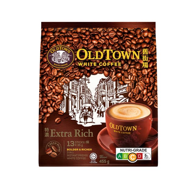 Old Town 3In1 White Coffee Extra Rich 13S X 35G
