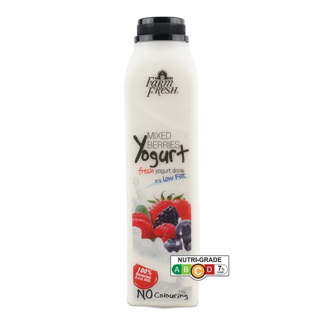 Farm Fresh Yoghurt/Dark Mixberries, 700ml