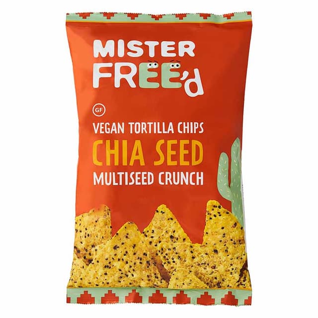 Mister Freed Tortilla Chips With Chia 135g