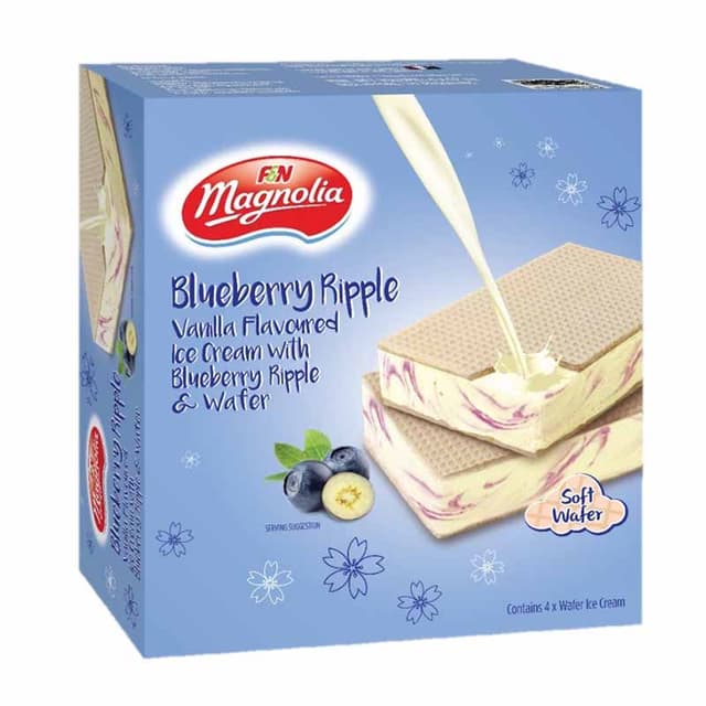 Magnolia Wafer Blueberry Ripple, 4s 62ml