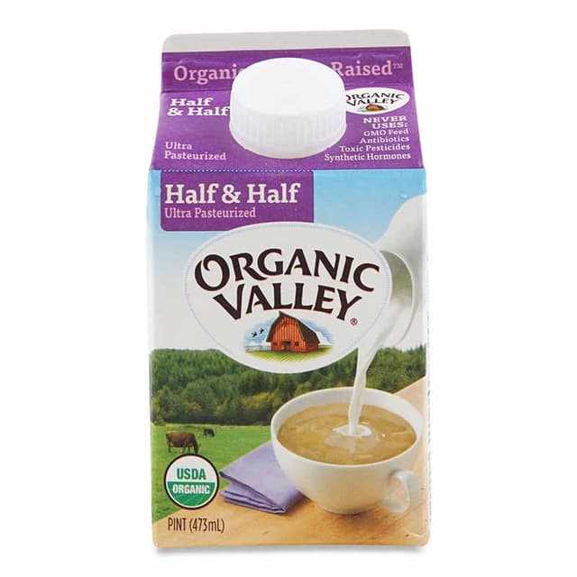 Organic Valley Half & Half 473ml