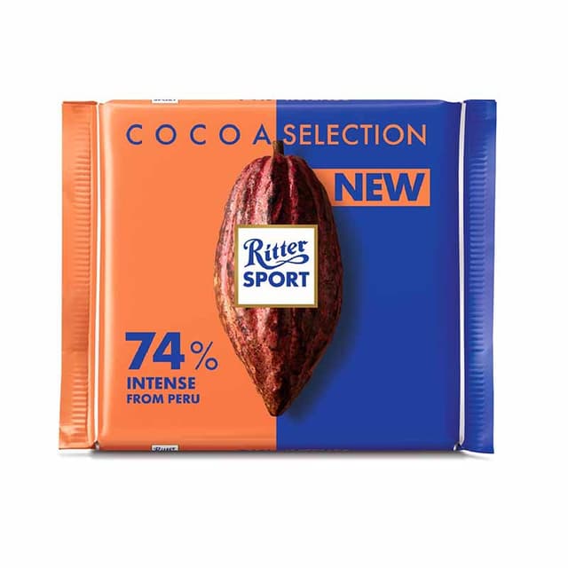 Ritter Sport 74% Peru Cocoa, 100g