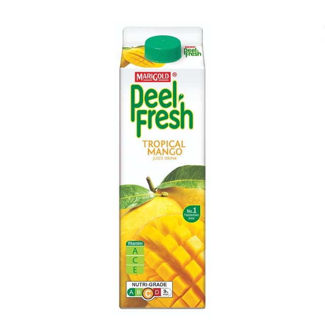 Marigold Peel Fresh Tropical Mango Juice, 946ml