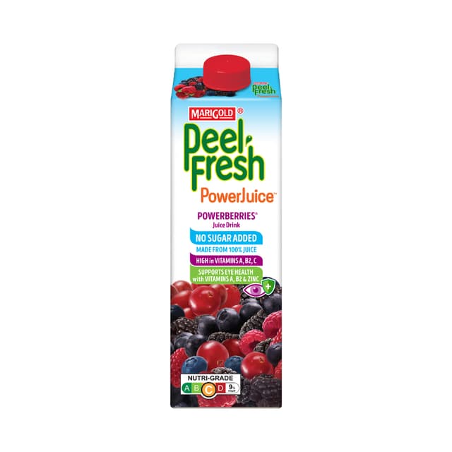 Marigold Peel Fresh Powerberries Juice 946ml