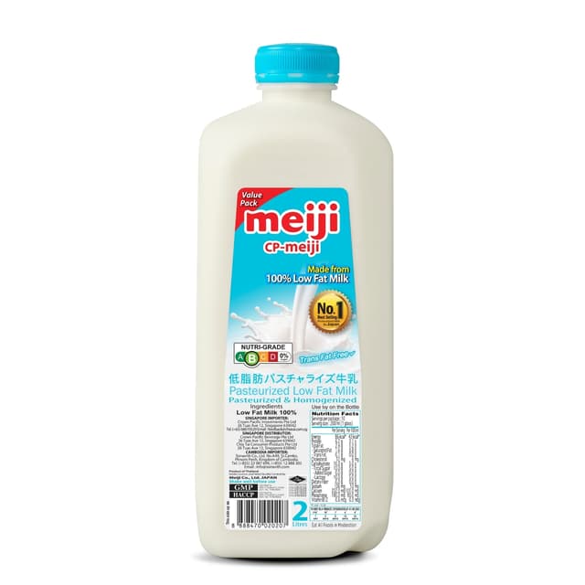 Meiji Low Fat Fresh Milk 2L