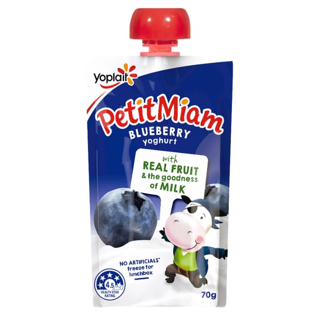 Yoplait Petit Miam Blueberry Yoghurt 70g