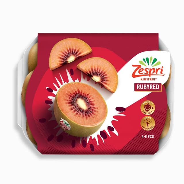 Zespri Red Kiwi Fruit New Zealand Punnet 4ea
