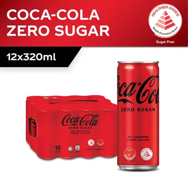 Coca-Cola Zero Sugar 12 x 320ml