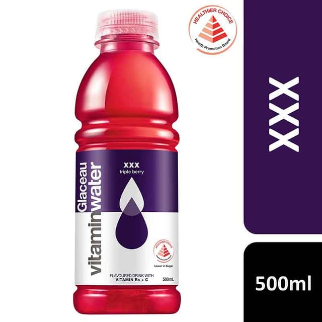 Glaceau Vitamin Water XXX-Triple Berry, 500ml
