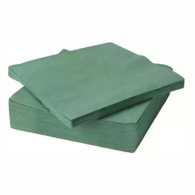 Napkins 3-Ply 33 x 33 cm Dark Green