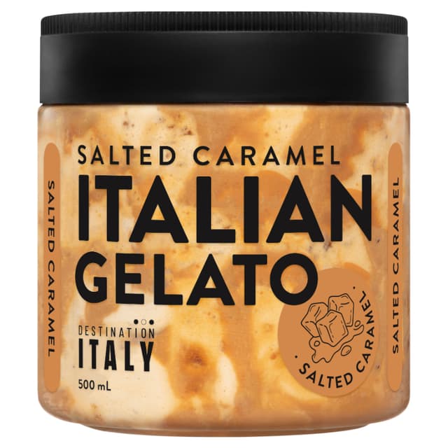 Destination Italy Salted Caramel Gelato 500ml