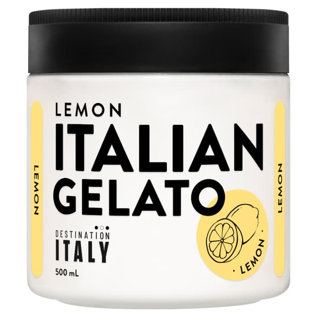 Destination Italy Lemon Gelato 500ml